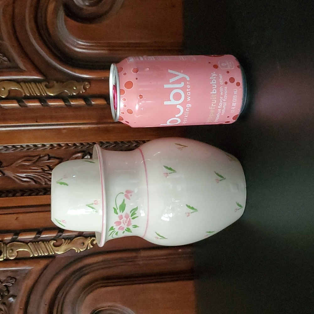 1985 Bedside Ceramic 7.5" Water Carafe & Tumbler made Exclusively for Teleflora